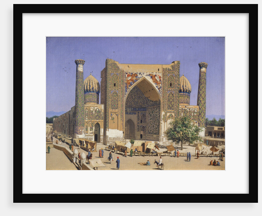 The Sherdar Madrasah at the Registan Square in Samarkand, 1869-1870 by Vasili Vasilyevich Vereshchagin