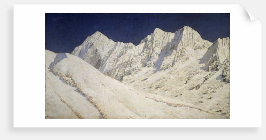 India. Snow on the Himalayas, 1874-1876 by Vasili Vasilyevich Vereshchagin