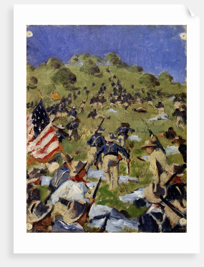 Charge of the Rough Riders at San Juan Hill in 1898, c. 1900 by Vasili Vasilyevich Vereshchagin