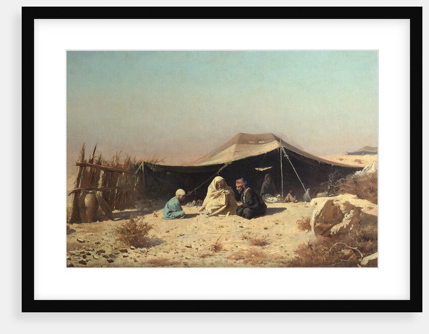 Arabs in the desert. Koran Study by Vasili Vasilyevich Vereshchagin