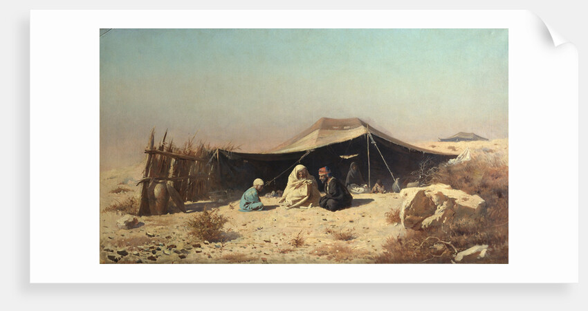 Arabs in the desert. Koran Study by Vasili Vasilyevich Vereshchagin