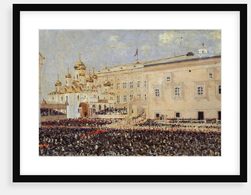 The Coronation of the Emperor Alexander III in the Moscow Kremlin on 15th May 1883, 1883 by Vasili Vasilyevich Vereshchagin