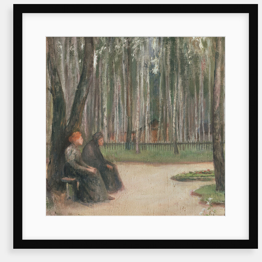 Towards evening, 1897 by Yelena Nikolayevna Villiam