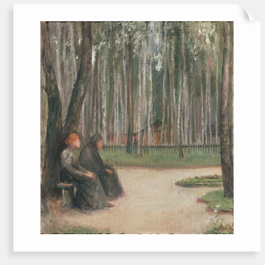 Towards evening, 1897 by Yelena Nikolayevna Villiam