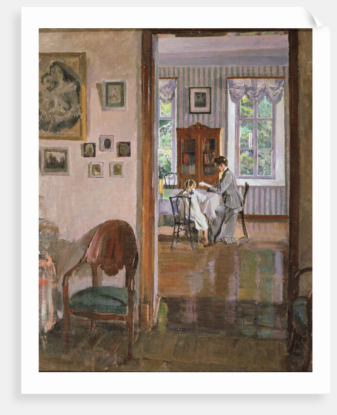 In a house, 1910 by Sergei Arsenyevich Vinogradov