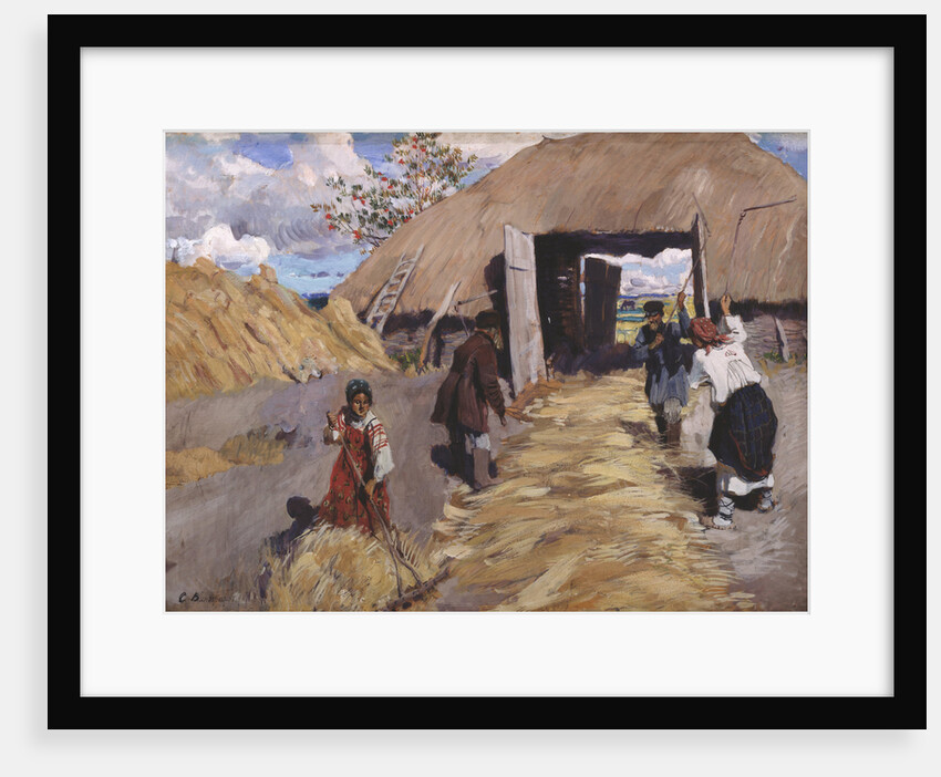 The Threshing, 1916 by Sergei Arsenyevich Vinogradov