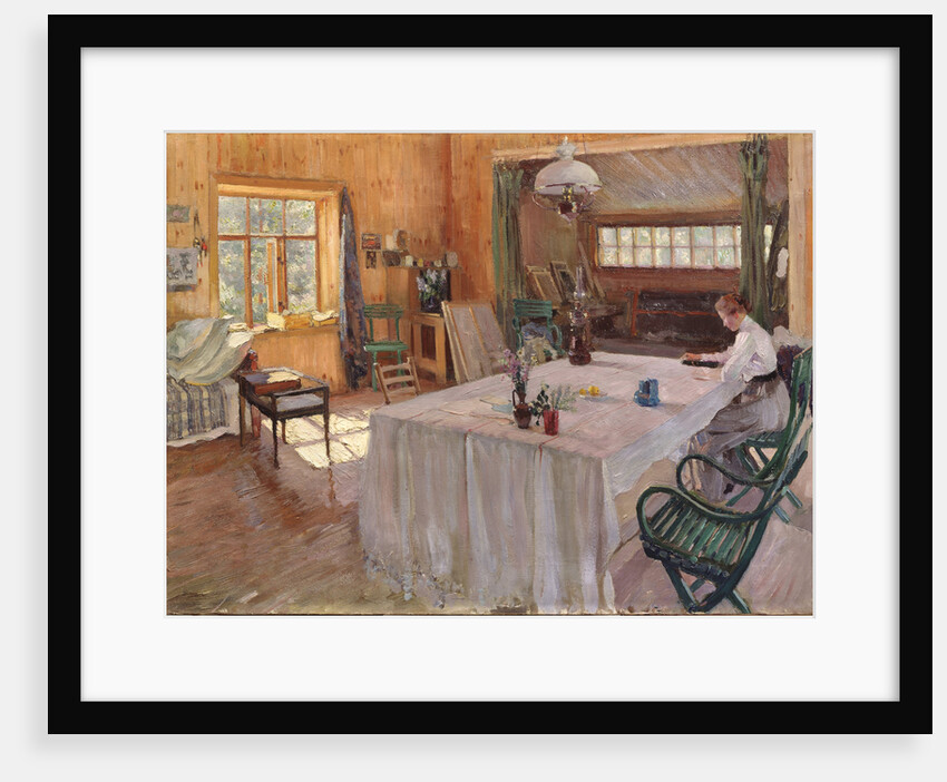 In the House of the Artist Konstantin Korovin, 1907 by Sergei Arsenyevich Vinogradov