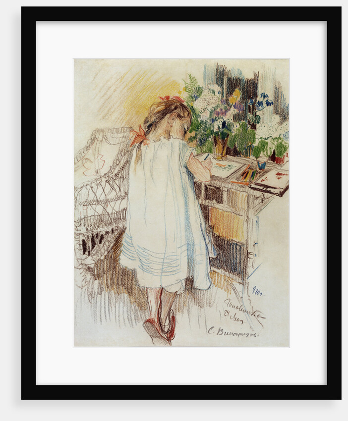 A little one, 1910 by Sergei Arsenyevich Vinogradov