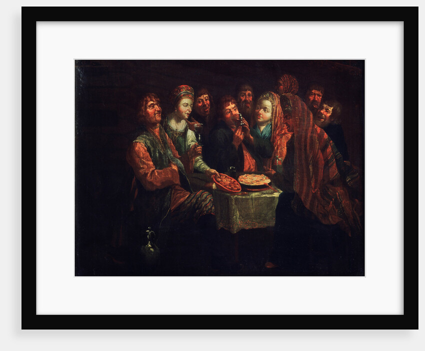 Peasant Feast by Al. Vishnekov