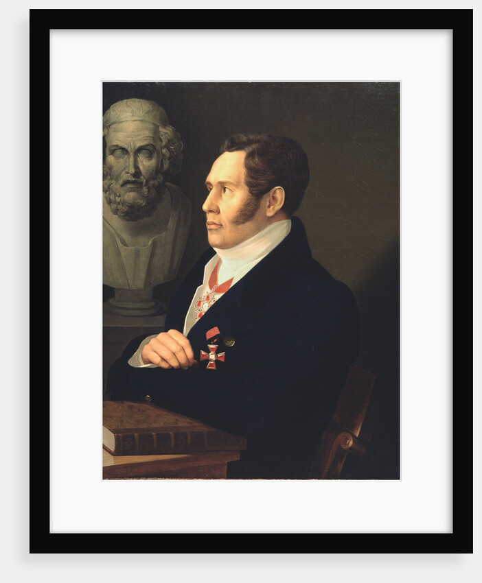Portrait of the Poet Nikolay Gnedich, 1839 by Mikhail Prokopyevich Vishnevitsky