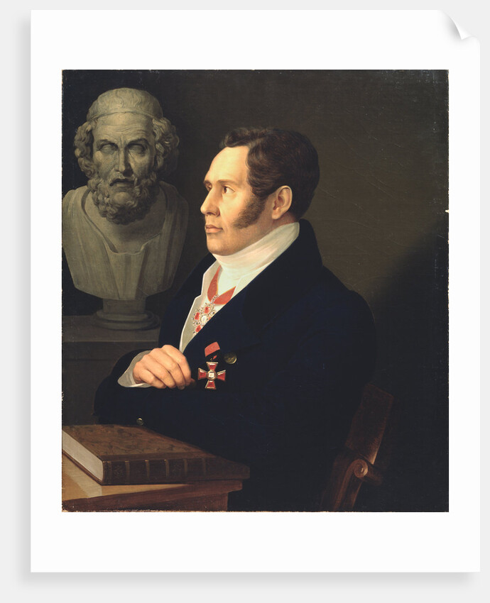 Portrait of the Poet Nikolay Gnedich, 1839 by Mikhail Prokopyevich Vishnevitsky
