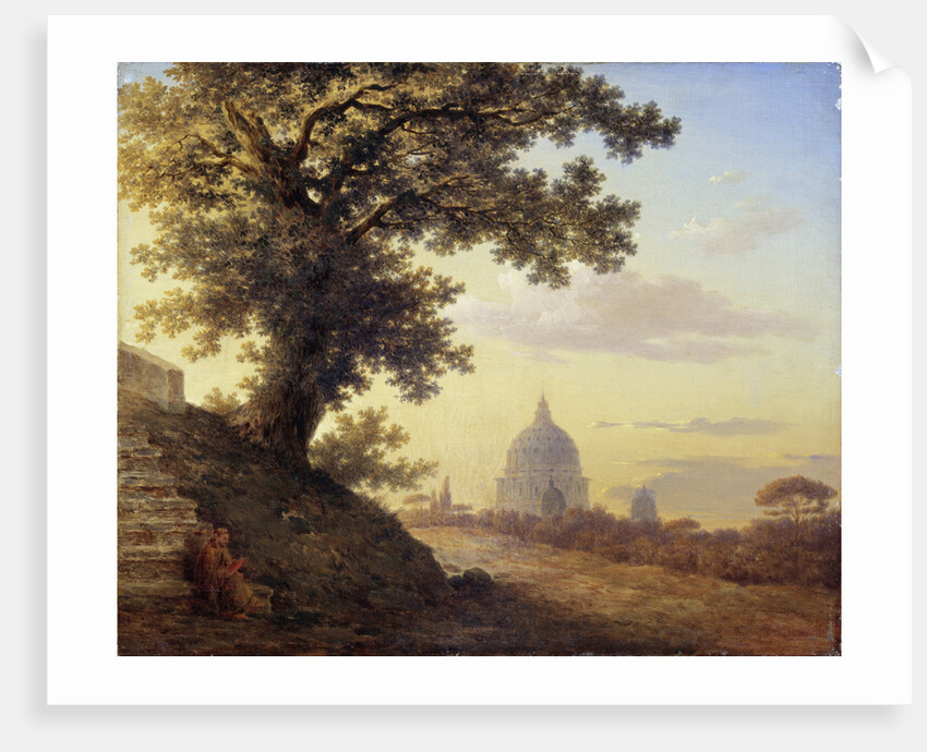 The Torquato Tassos Oak in Rome, 1848 by Maxim Nikiphorovich Vorobyev