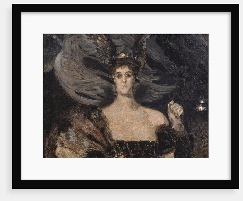 The Valkyrie. Portrait of the artist and patron Countess Maria Tenisheva, 1899 by Mikhail Alexandrovich Vrubel