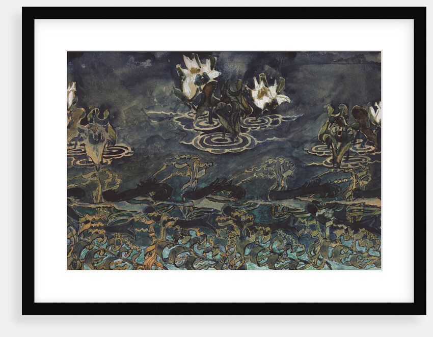 Water Lilies by Mikhail Alexandrovich Vrubel