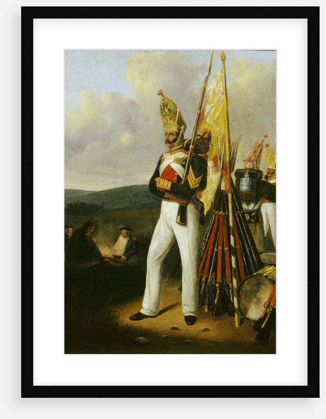 Grenadier of the Pavlovsky Lifeguards Regiment, 1840s by Gottfried Willewalde