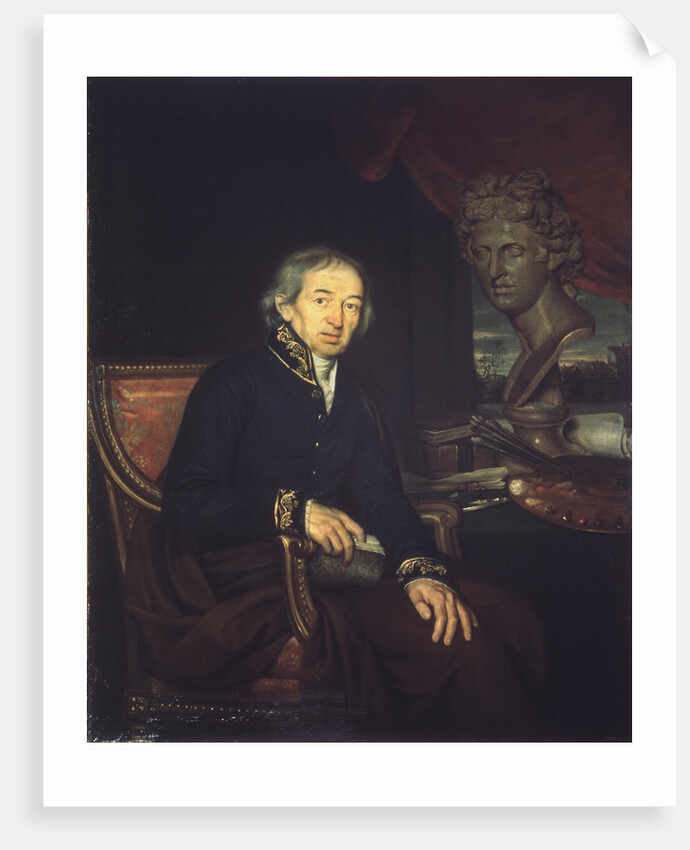 Portrait of the artist Dimitri Levitsky, 1812 by Ivan Eremeevich Yakovlev