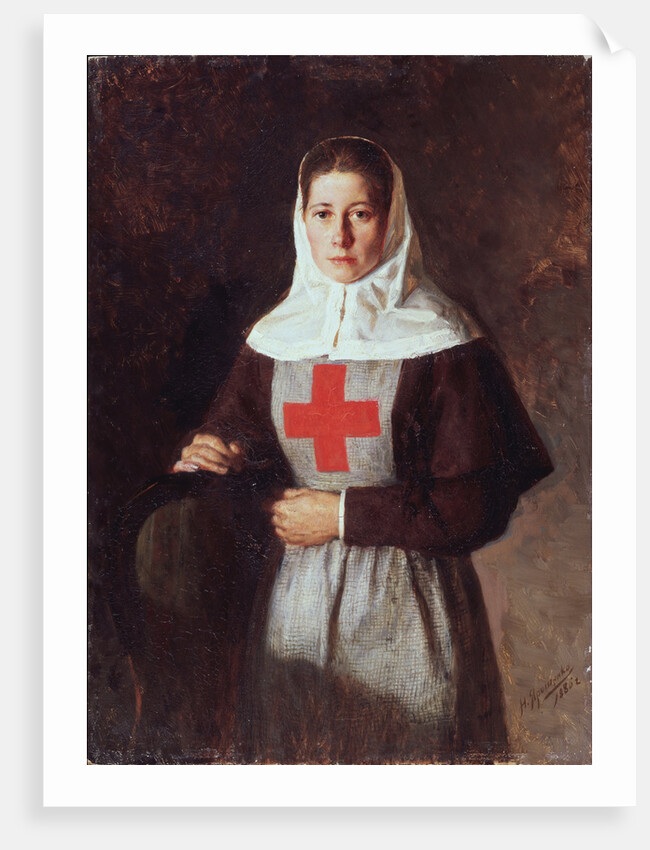 A nurse, 1886 by Nikolai Alexandrovich Yaroshenko