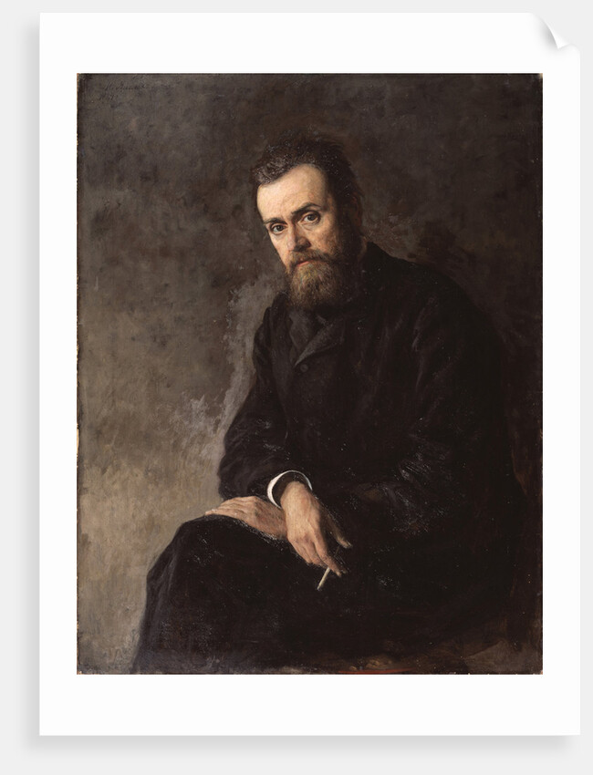 Portrait of the author Gleb Uspensky, 1884 by Nikolai Alexandrovich Yaroshenko