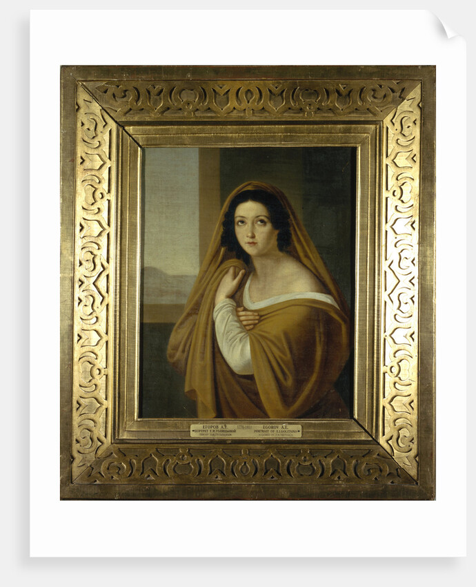 Portrait of Princess Yevdokia (Avdotya) Ivanovna Golitsyna, née Izmaylova, 1810s by Alexei Yegorovich Yegorov