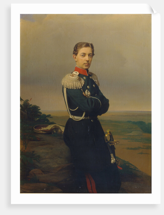 Portrait of Tsarevich Nicholas Alexandrovich of Russia (1843?1865) by Sergei Konstantinovich Zaryanko