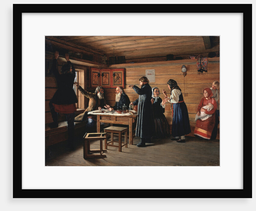 Religious controversy, 1867 by Dmitri Yegorovich Zhukov