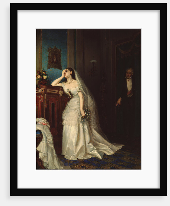 After the marriage, 1874 by Firs Sergeevich Zhuravlev
