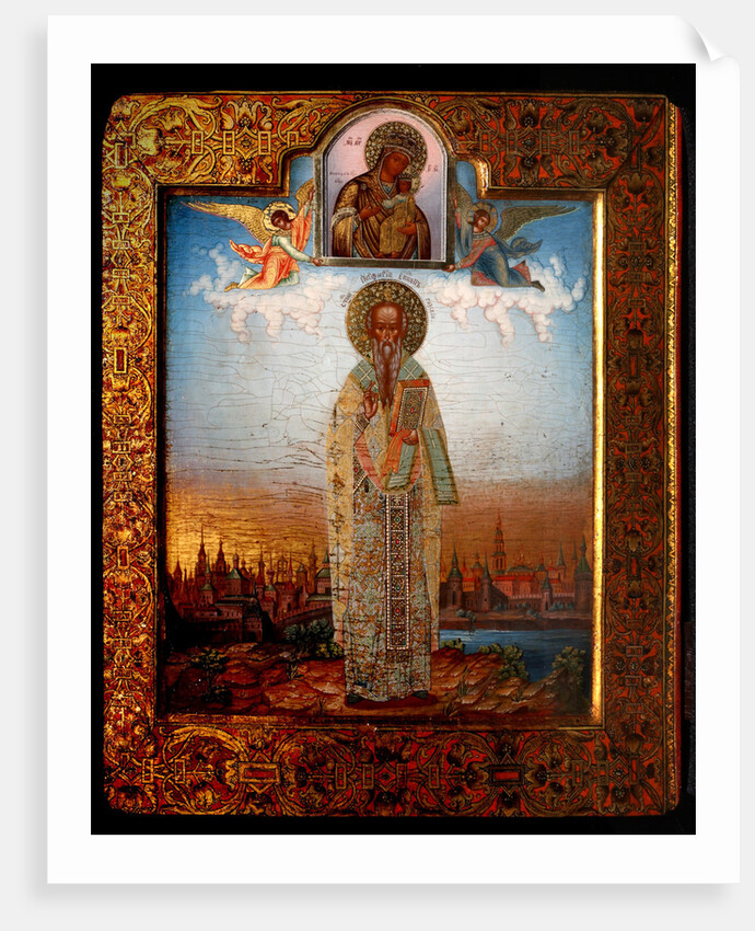 Saint Porphyrius of Gaza, End of 19th cen by Osip Semionovich Chirikov