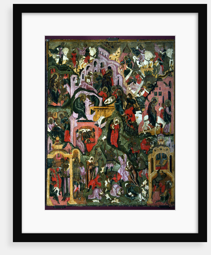 The Nativity of Christ, Second Half of the 17th cen by Russian icon