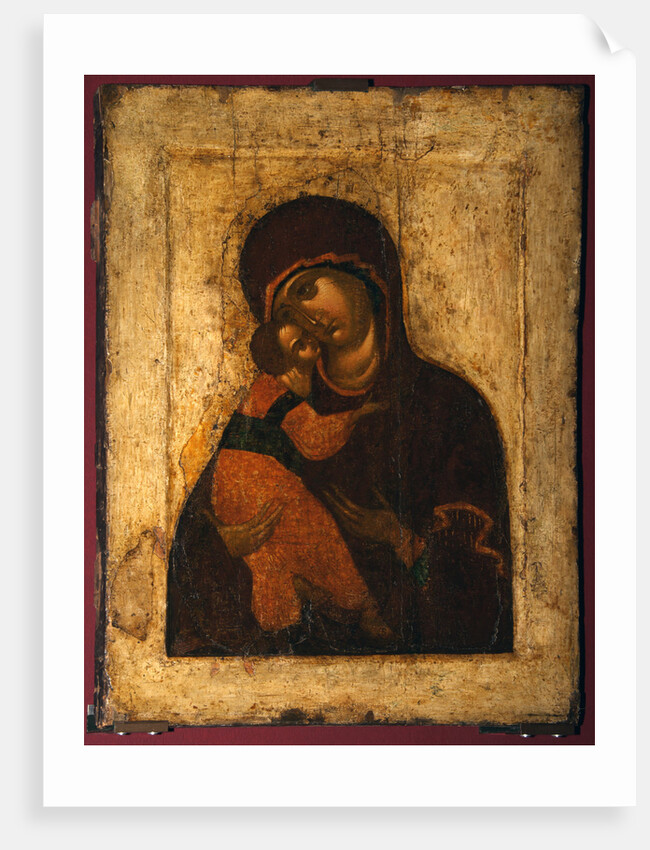 The Virgin of Vladimir, Last quarter of 15th cen by Russian icon