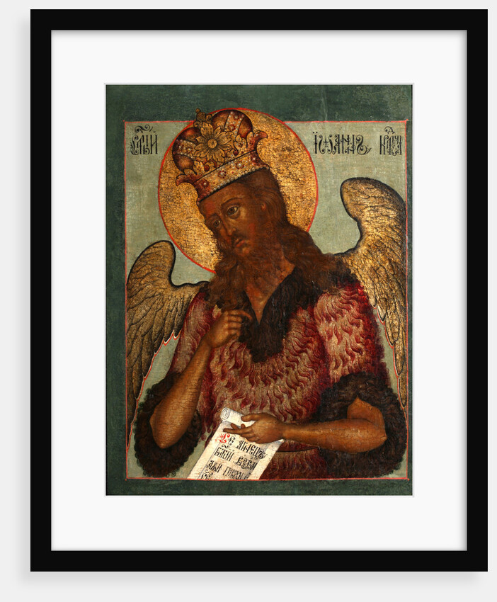 Saint John the Forerunner, Second Half of the 17th cen by Russian icon