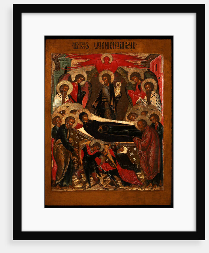 The Dormition of the Virgin, 1640s by Russian icon