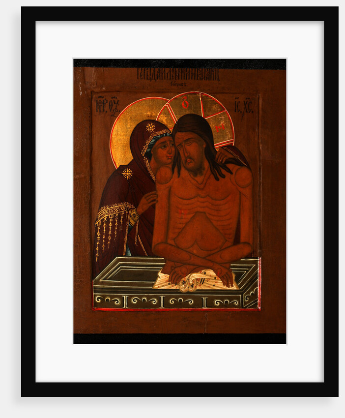 The Lamentation over the Dead Christ, End of 19th cen by Russian icon