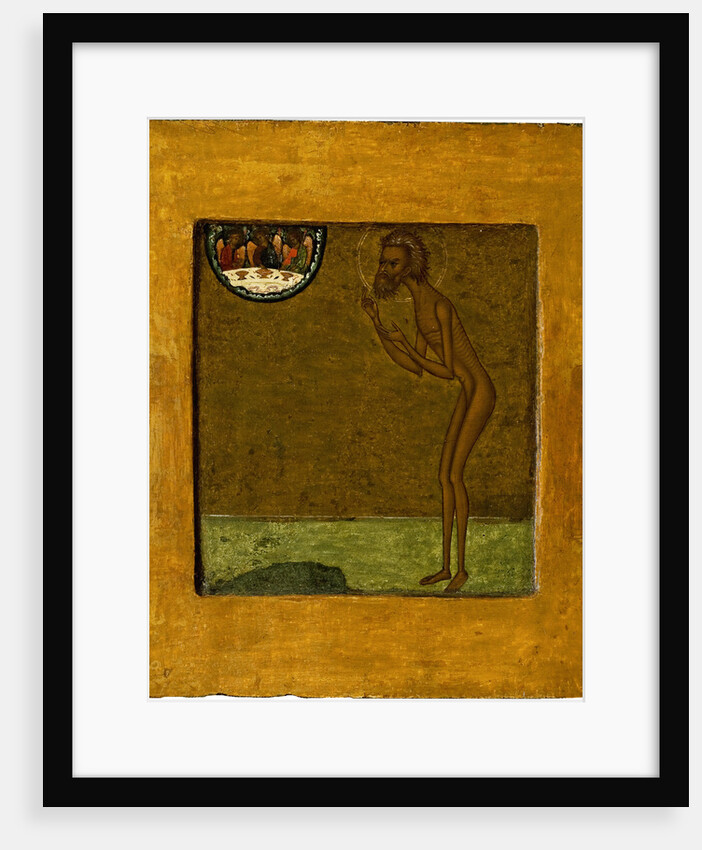 Basil the Blessed by Russian icon