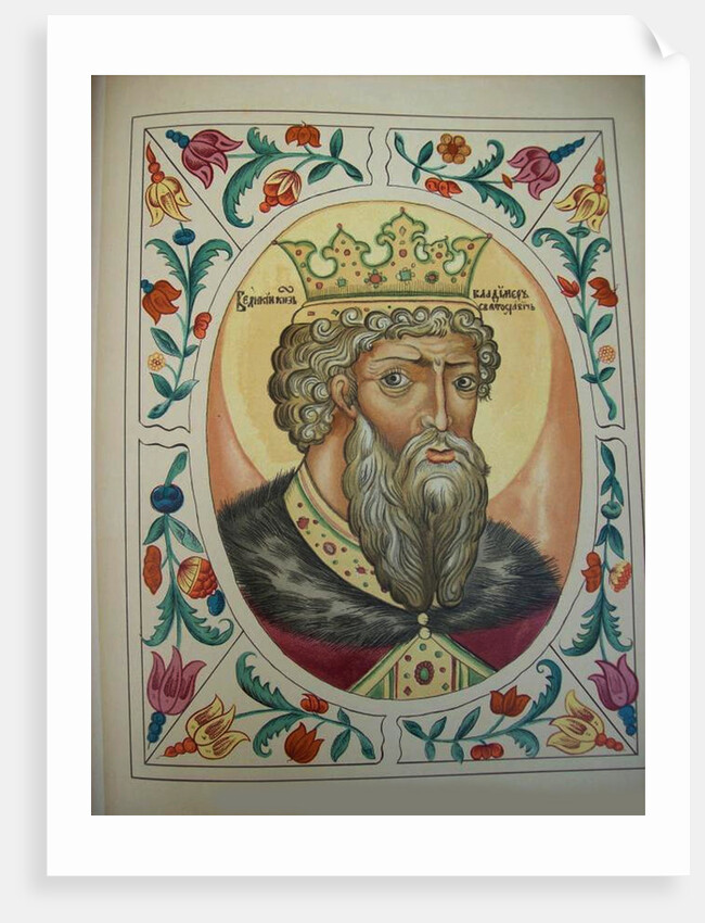 Grand Duke Vladimir Svyatoslavich by Russian Master