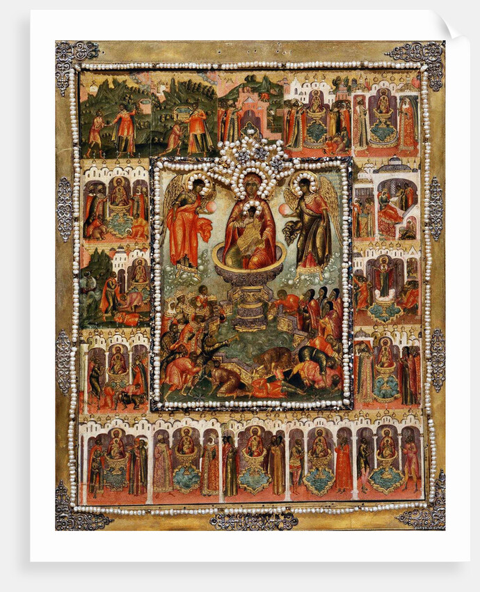 Theotokos Life-giving Spring, 1670 by Simon Fyodorovich Ushakov