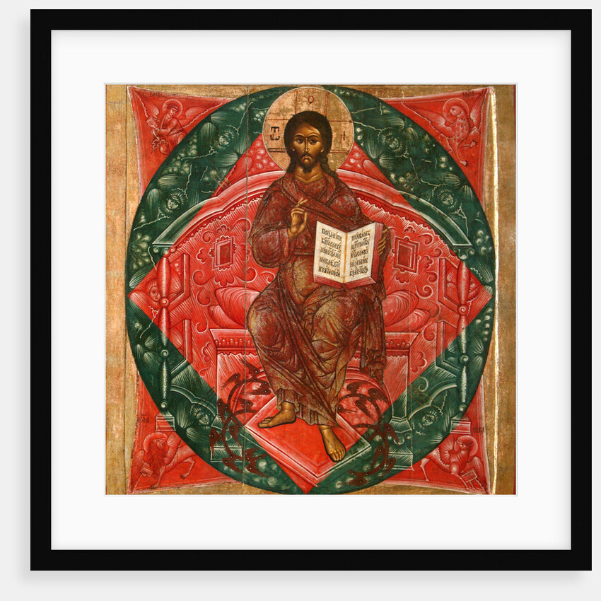 Christ in Majesty (Saviour of the World), 1645 by Terenty Fomin