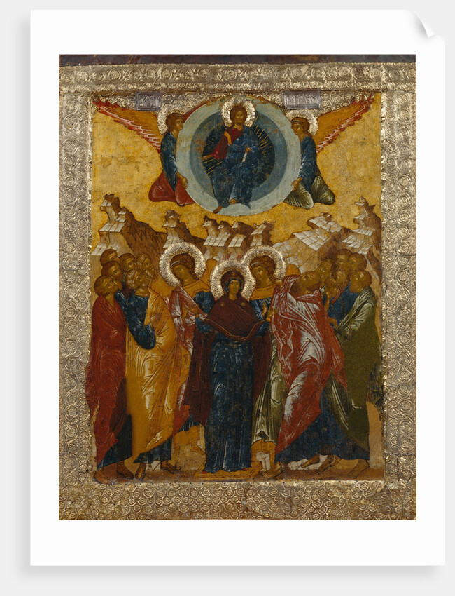 The Ascension of Christ, 1497 by Russian icon