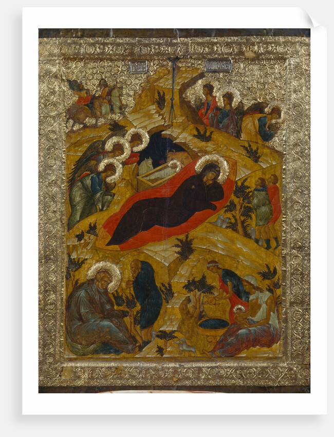 The Nativity, 1497 by Russian icon