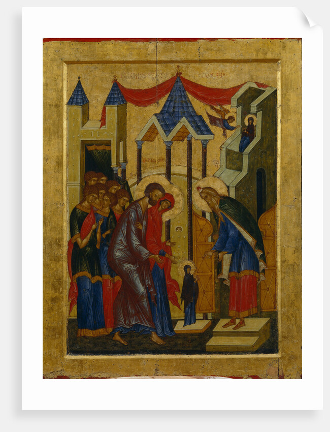 The Presentation in the Temple, 1497 by Russian icon