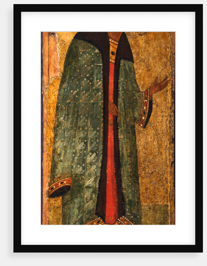 Saint Prince Boris, 15th century by Russian icon