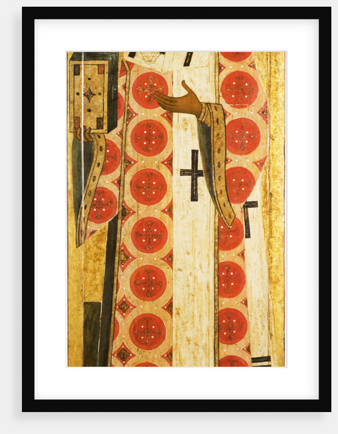 Saint Peter, Metropolitan of Moscow, Mid of 16th cen by Russian icon