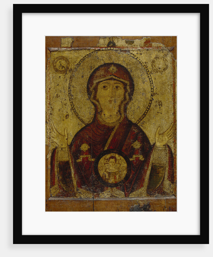 Our Lady of the Sign, Early 13th cen by Russian icon