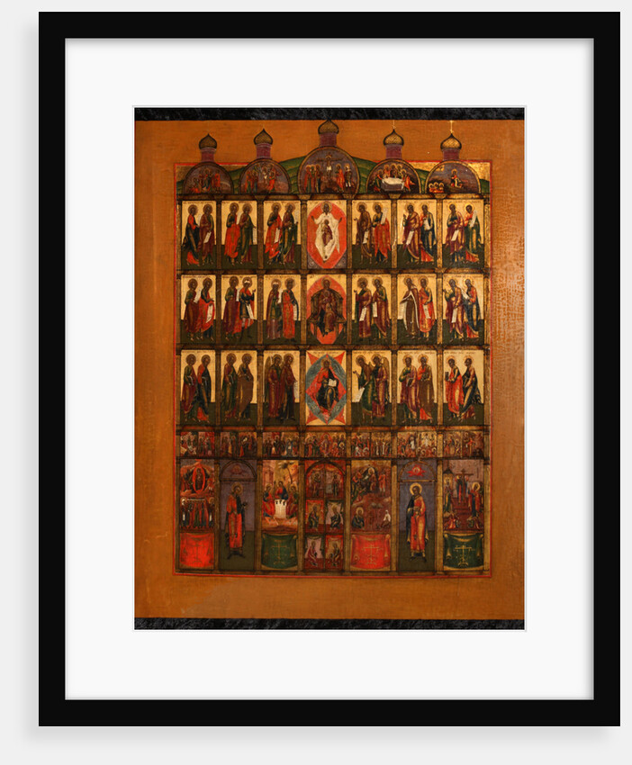 The Iconostasis, Early 19th cen by Russian icon