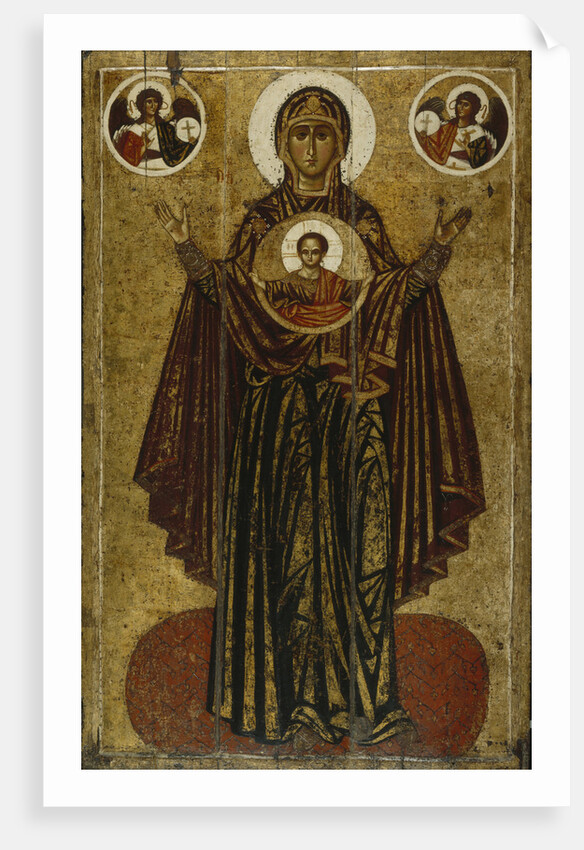 Our Lady of the Great Panagia (Orante), Early 13th cen by Russian icon