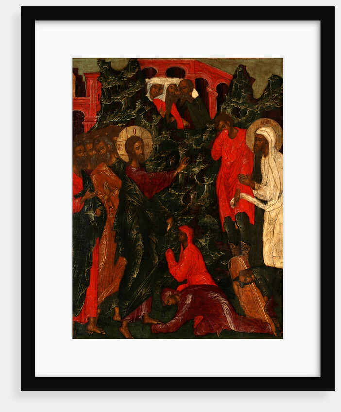 The Raising of Lazarus, 1660s by Russian icon