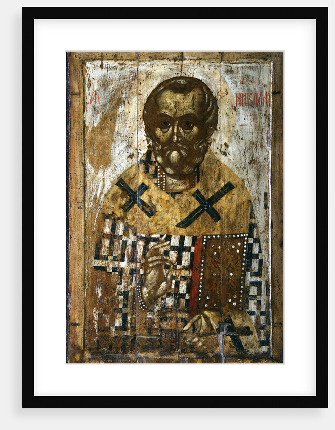 Saint Nicholas, 14th century by Russian icon