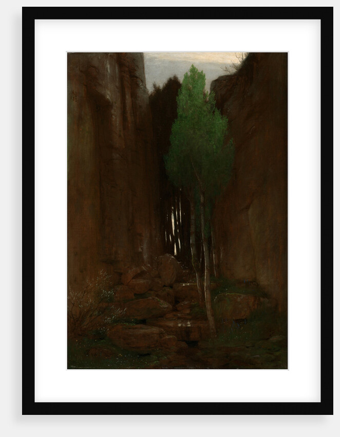 Spring in a Narrow Gorge, 1881 by Arnold Böcklin