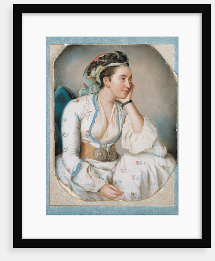 Woman in Turkish Dress, Mid of the 18th cen by Jean-Étienne Liotard