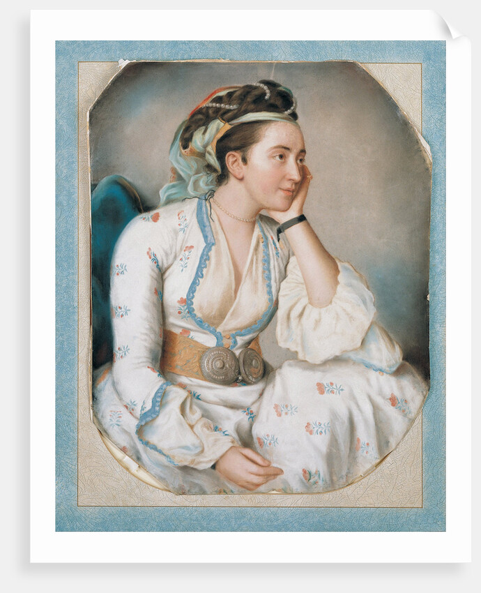 Woman in Turkish Dress, Mid of the 18th cen by Jean-Étienne Liotard