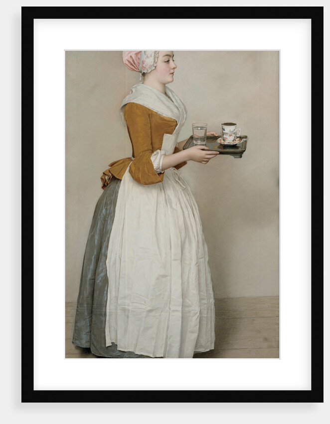 The Chocolate Girl (La Belle Chocolatière de Vienne), c. 1745 by Jean-Étienne Liotard